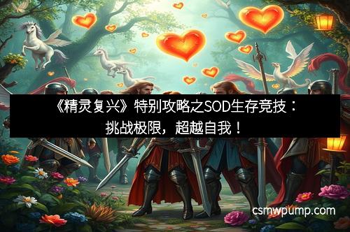 《精灵复兴》特别攻略之SOD生存竞技：挑战极限，超越自我！